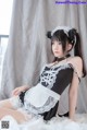 Coser @ 桜 桃 喵 Vol.021: 黑猫 妹 抖 (黑猫 女仆) (78 photos) P59 No.ab6742